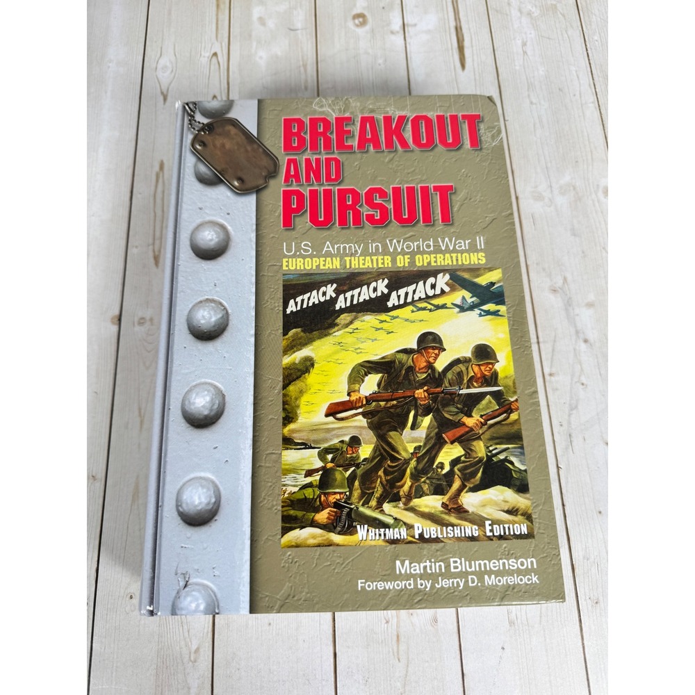 Breakout and Pursuit Martin Blumenson WWII 2012 HC With Foldout Maps